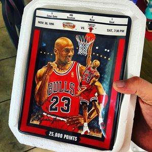 25,000 point plate/wall decor Michael Jordan